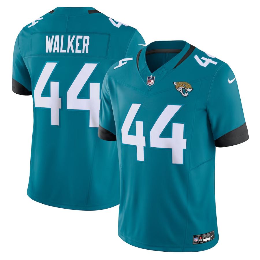 Men Jacksonville Jaguars #44 Travon Walker Nike Teal Vapor F.U.S.E. Limited NFL Jersey